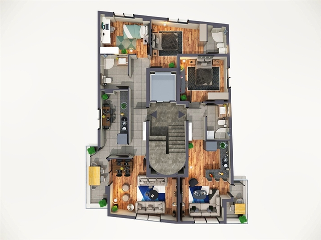 Investment project in Antalya city center 