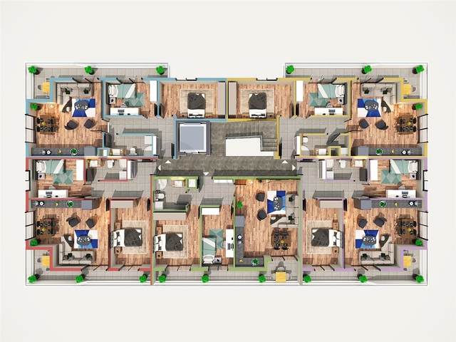 Investment project in the Bakhchelievlyar - Antalya microdistrict 