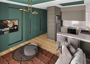 1+1 apartment in Doshemealti - Antalya area 