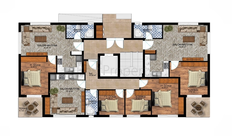 Investment project in the area of Doshemealti - Antalya 