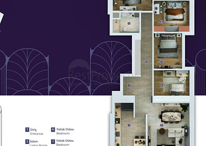 4+1 apartment in Doshemealti - Antalya area 