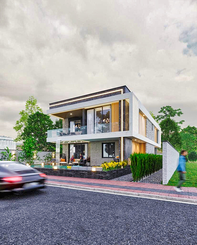 4+1 villa in Doshemealti - Antalya area 