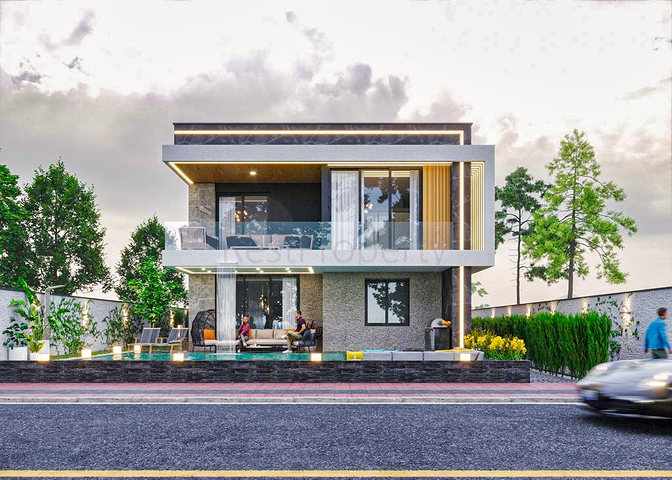 4+1 villa in Doshemealti - Antalya area 