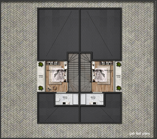 4+1 villa in Altinkale - Antalya neighborhood 