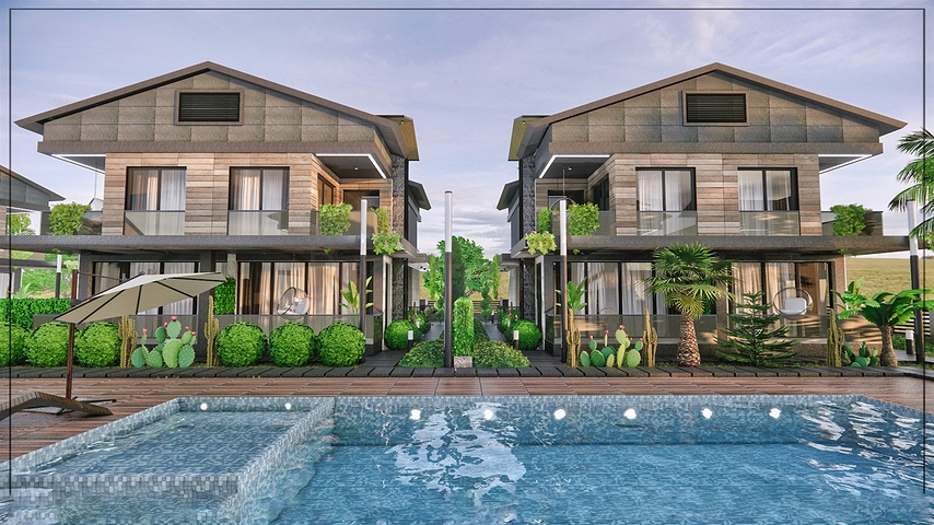 4+1 villa in Altinkale - Antalya neighborhood 