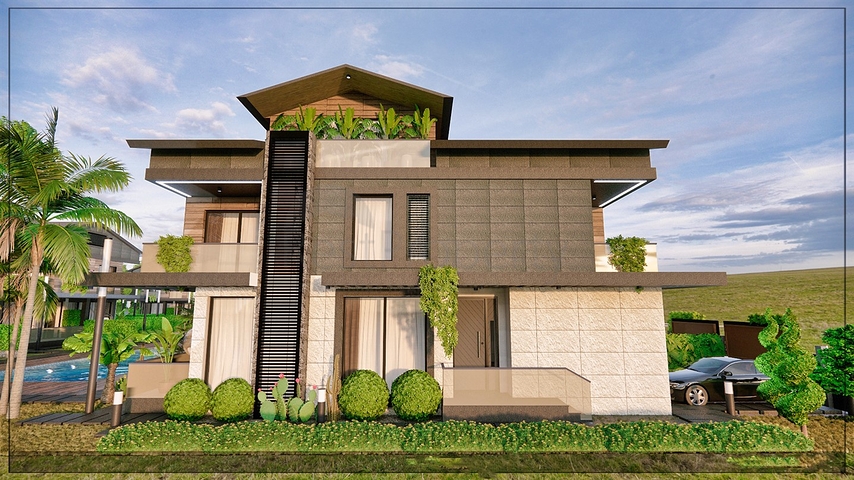 4+1 villa in Altinkale - Antalya neighborhood 