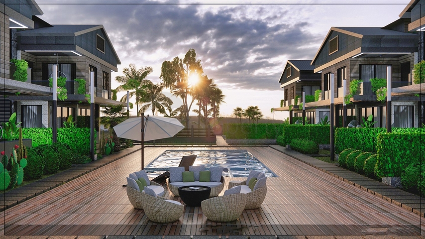 4+1 villa in Altinkale - Antalya neighborhood 