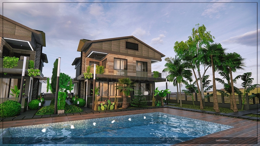 4+1 villa in Altinkale - Antalya neighborhood 