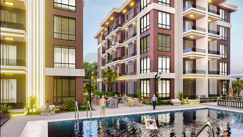 1+1 and 2+1 apartments in Doshemealti - Antalya area 