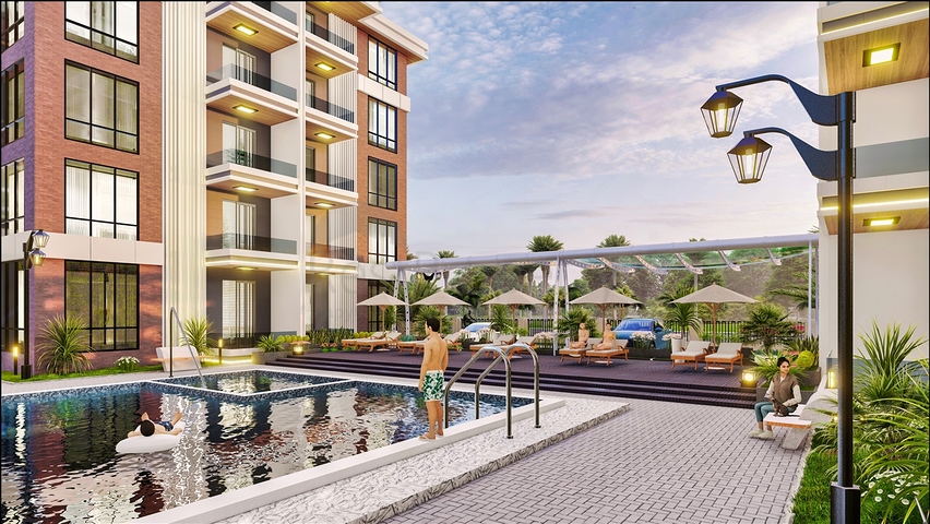 1+1 and 2+1 apartments in Doshemealti - Antalya area 