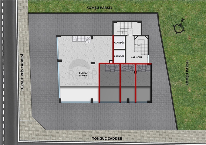 Investment project in Antalya city center  Investment project in Antalya city center