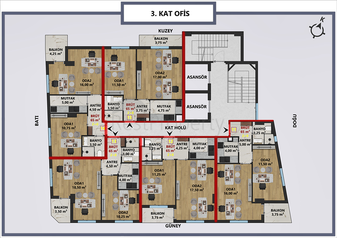 Investment project in Antalya city center  Investment project in Antalya city center
