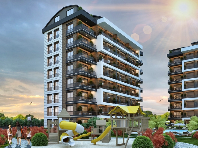 1+1 ,2+1 and 3+1 apartments in Ermenek - Antalya residential area 