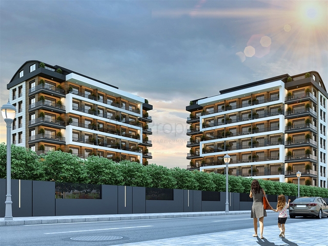 1+1 ,2+1 and 3+1 apartments in Ermenek - Antalya residential area 