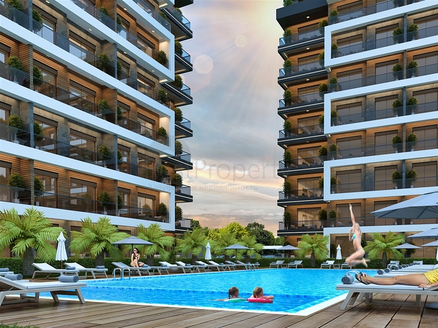 1+1 ,2+1 and 3+1 apartments in Ermenek - Antalya residential area 