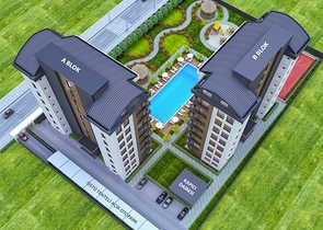 1+1 ,2+1 and 3+1 apartments in Ermenek - Antalya residential area 