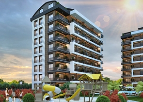 1+1 ,2+1 and 3+1 apartments in Ermenek - Antalya residential area 