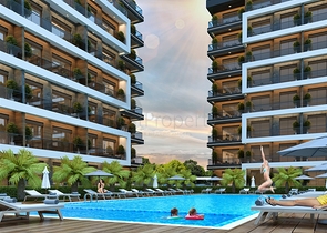 1+1 ,2+1 and 3+1 apartments in Ermenek - Antalya residential area 