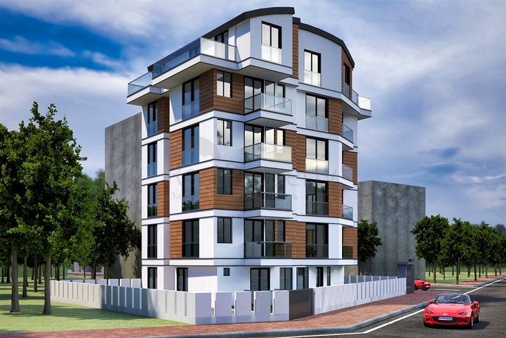 2+1 and 4+1 apartments in Gebizli - Antalya neighborhood 