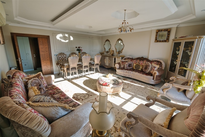 A 4+2 duplex apartment in the Siteler Antalya neighborhood 