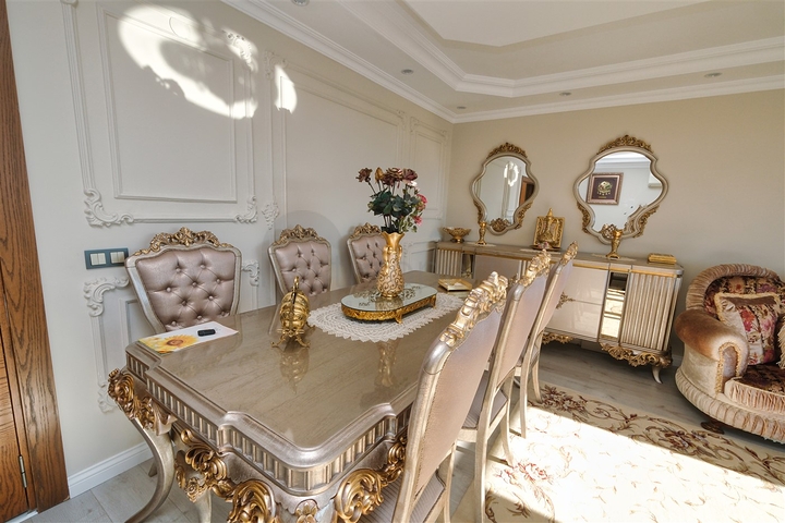 A 4+2 duplex apartment in the Siteler Antalya neighborhood 