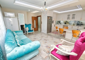 A 4+2 duplex apartment in the Siteler Antalya neighborhood 