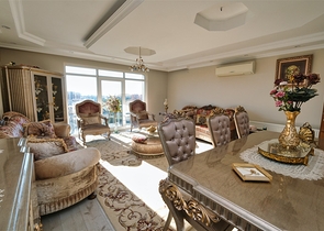 A 4+2 duplex apartment in the Siteler Antalya neighborhood 