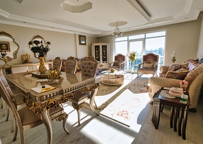 A 4+2 duplex apartment in the Siteler Antalya neighborhood 