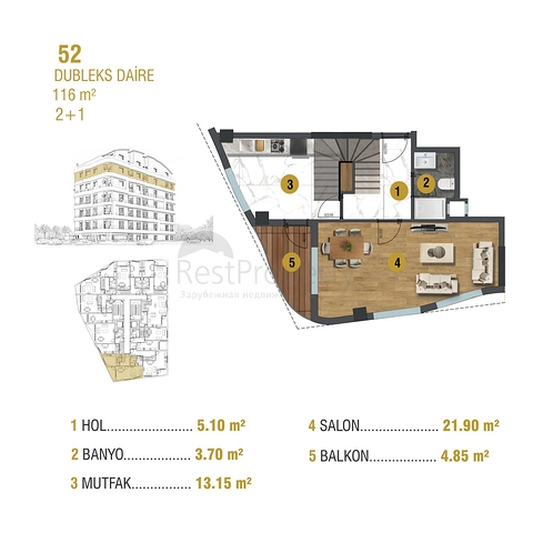 An investment project in the Sinan - Antalya microdistrict