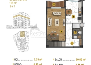 An investment project in the Sinan - Antalya microdistrict