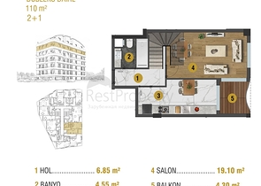 An investment project in the Sinan - Antalya microdistrict