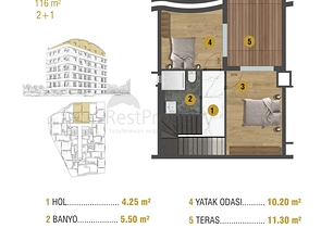 An investment project in the Sinan - Antalya microdistrict
