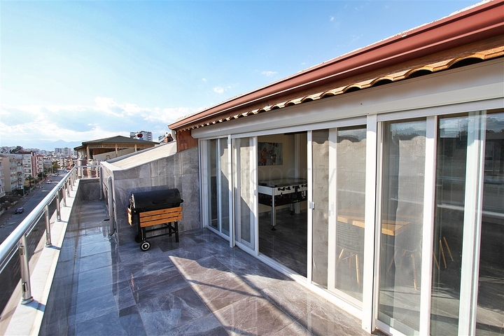 5+2 duplex apartment in Caglayan - Antalya neighborhood 