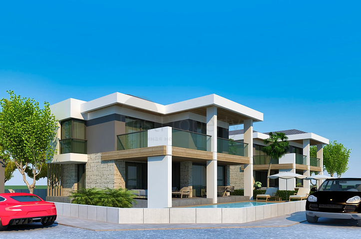 4+1 villa in Chamyuva - Antalya neighborhood 