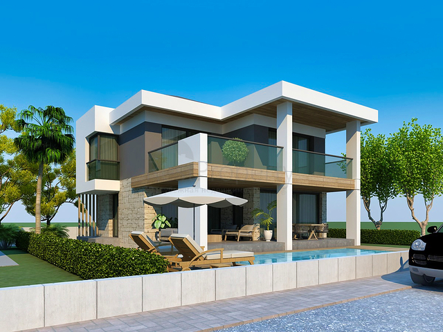 4+1 villa in Chamyuva - Antalya neighborhood 