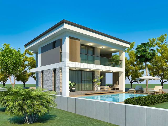 4+1 villa in Chamyuva - Antalya neighborhood 