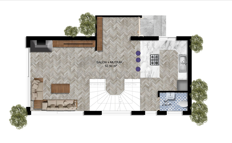 4+1 villas in Side Antalya area  4+1 villas in Side Antalya area