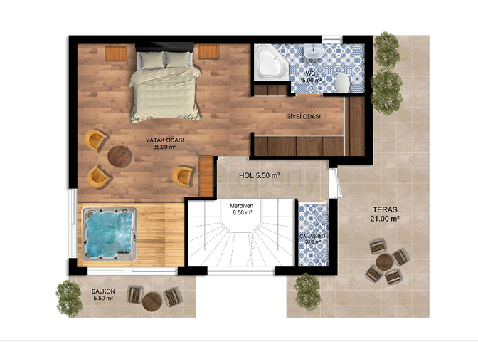 4+1 villas in Side Antalya area  4+1 villas in Side Antalya area