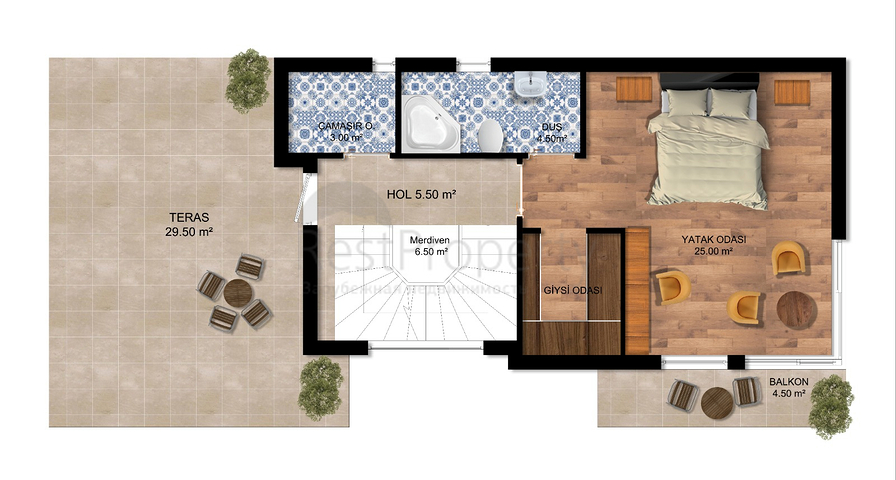 4+1 villas in Side Antalya area  4+1 villas in Side Antalya area