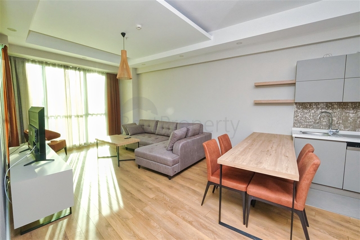 1+1 apartment in the residential area of Kemeragzy - Antalya