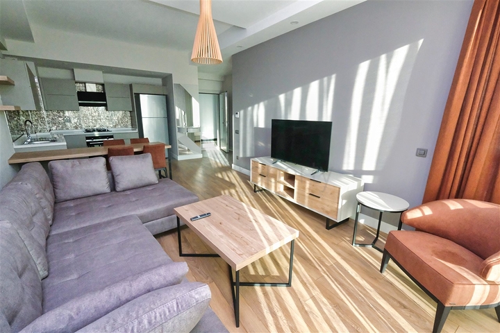 1+1 apartment in the residential area of Kemeragzy - Antalya