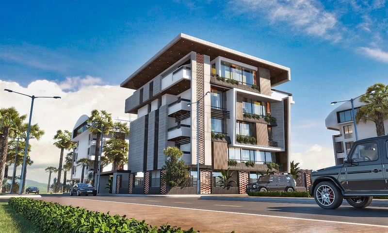 Layout apartments 2+1,3+1 and a 4+1 duplex in the Persimmon - Antalya neighborhood 