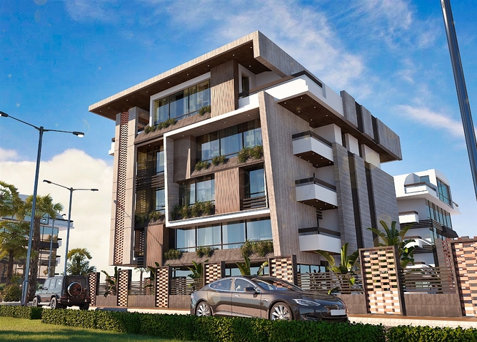 Layout apartments 2+1,3+1 and a 4+1 duplex in the Persimmon - Antalya neighborhood 