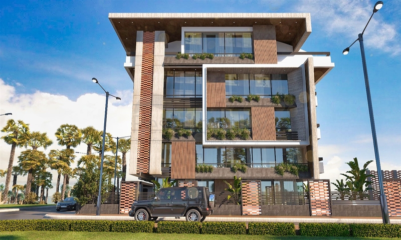 Layout apartments 2+1,3+1 and a 4+1 duplex in the Persimmon - Antalya neighborhood 