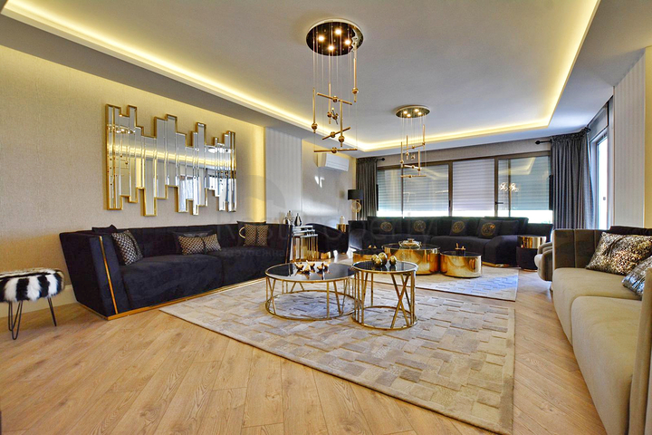 3+1 apartment in the residential district of Bakhcheli Evleri - Antalya 