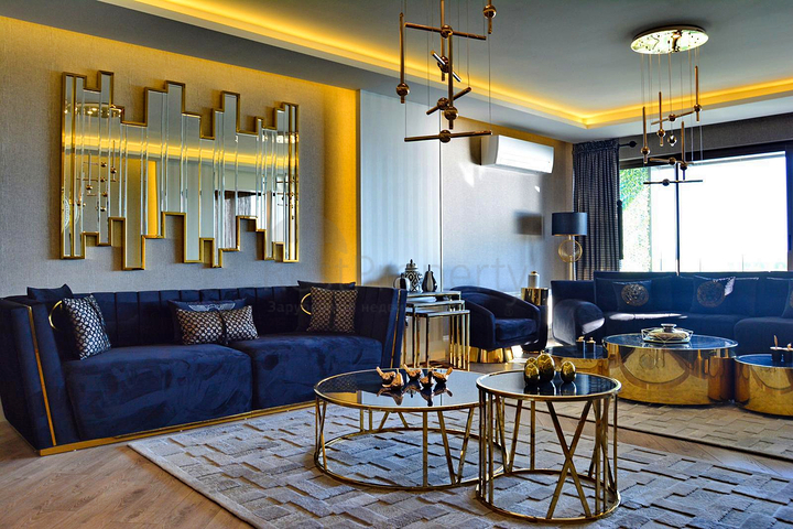 3+1 apartment in the residential district of Bakhcheli Evleri - Antalya 