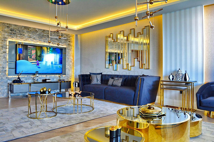 3+1 apartment in the residential district of Bakhcheli Evleri - Antalya 