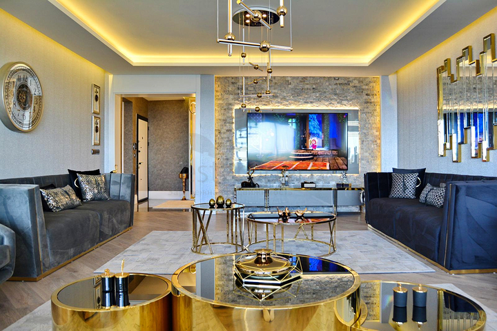 3+1 apartment in the residential district of Bakhcheli Evleri - Antalya 