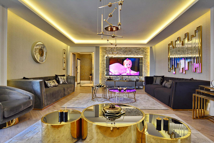 3+1 apartment in the residential district of Bakhcheli Evleri - Antalya 