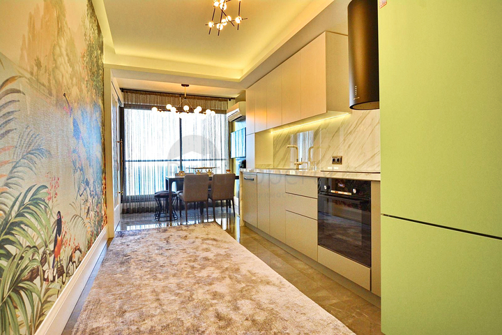 3+1 apartment in the residential district of Bakhcheli Evleri - Antalya 